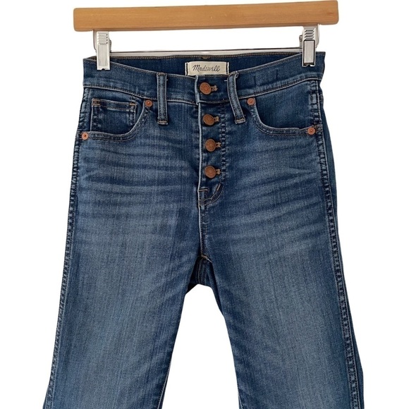 Madewell 10" High-Rise Skinny Crop Jeans: Button-Front TENCEL™ Denim Edition - Picture 8 of 11
